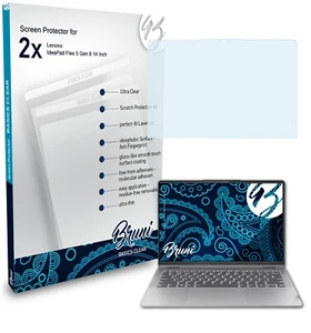 Bruni 2x Schermfolie voor Lenovo IdeaPad Flex 5 Gen 8 14 Inch Screen Protector - Afbeelding 1 van 3