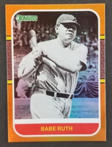 Babe Ruth 2021 Panini Donruss Orange Holo Baseball Card #228 (NM) - Picture 1 of 2