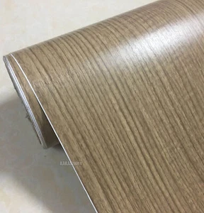 Satin Flexible Wood Grain 3D Textured Vinyl Wrap Car Furniture Sticker #9729 AX - Picture 1 of 3