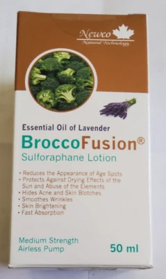 Newco BroccoFusion Aceite Esencial de Lavanda Loción Age Spots Pump 50 ml NUEVO Foto 1 de 2