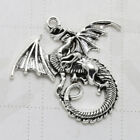  10pcs Alloy Dragon Pendants Charms DIY Jewelry Making Accessory for Necklace