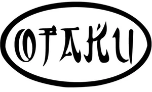 Otaku Vinyl Decal Sticker - Manga, Anime, Japanese - Pick Size & Color - Picture 1 of 2