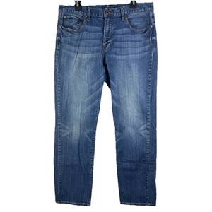 JEANS DE MEZCLILLA AZUL RECTO ORIGINALES LUCKY BRAND 221 PARA HOMBRE - 36W 32L REAL 36x31,5 - Imagen 1 de 12
