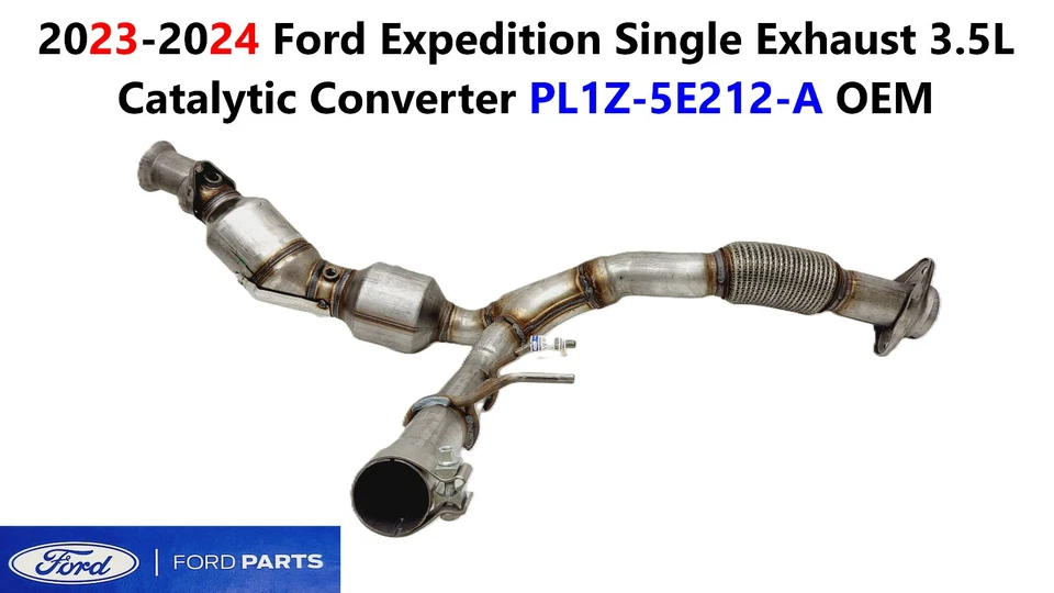 2023 - 2024 福特 Expedition 单排气 3.5L 催化转换器 PL1Z-5E212-A — 第 1/4 张图片