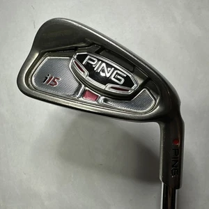 Ping i15 4 Iron Red Dot (Steel AWT, Stiff) Golf Club i-15 Right Handed Nice! - Picture 1 of 11