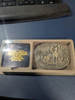 Vintage Rodeo Belt Buckle, South Dakota, 1985, Men's Belt Buckle - Image 1 of 4