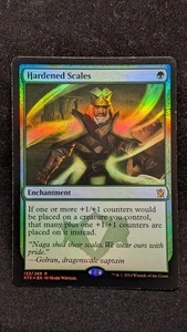 Hardened Scales 133/269 - Khans of Tarkir NM Foil Magic The Gathering - Picture 1 of 2