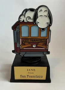 Peanuts Snoopy Aviva Vintage 1972 Love From San Francisco Trophy Cable Car Hong Kong - Bild 1 von 8