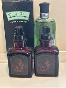 LUCKY BRAND Lot Of 3 .Lucky You cologne for men  3.4 oz EDC and 2 LUCKY No 6 - Picture 1 of 10