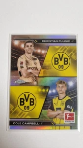Topps Chrome Bundesliga 24/25 - Christian Pulisic + Cole Campbell Dual Insert - Bild 1 von 1
