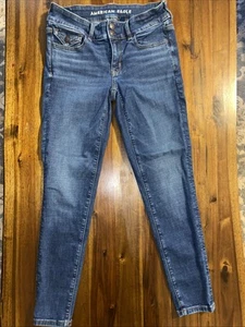 American Eagle super niedrige Jeggings Next Level Stretch Junior Größe 6 kurz - Bild 1 von 11
