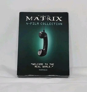 SEALED box set All 4 Films The Matrix Dvds: Reloaded, Revolutions, The Animatrix - Picture 1 of 3