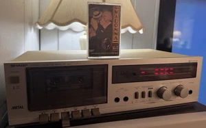 Vintage Sharp RT-100 StereoCassette DeckDolby/Works/cassettes & bag included - Picture 1 of 9