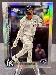 2025 Topps Chrome Jazz Chisholm Jr. Refractor #283 New York Yankees - Picture 1 of 2