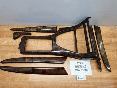 ✅ 00-06 OEM BMW E53 X5 tablero puerta consola central madera fina juego de molduras interiores * Foto 1 de 4