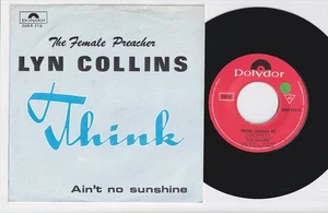 LYN COLLINS * Think * FUNK SOUL * James BROWN * 1972 BELGIUM 45 * Listen! - Picture 1 of 2