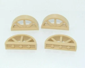LEGO : 4x Fenêtre arrondi à rayons 1 x 4 x 1 - Réf 20309 tan - set 70425 41101 - Imagen 1 de 1