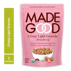 Made Good Crispy Light Granola Strawberry 10 Oz - Picture 1 of 3