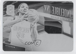2013 Spectra Indelible Ink Jerseys Printing Plate Black 1/1 Kenneth Faried 9ih