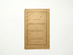 The American Journal of Philology, Vol XXXII (32), Basil L. Gildersleeve, 1911 - Picture 1 of 4