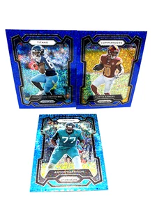 Lote Prizm Prizms Blue Sparkle Curtis Samuel-Anton Harrison-C.Okonkwo 2023/96-3 - Imagen 1 de 6