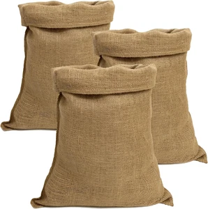 Sacchi in Juta Di Grandi Dimensioni – 80 X 50 Cm – Made in Italy – 3 Unità – Sac - Foto 1 di 12