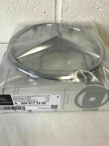 Front Bumper Grille Emblem Badge Nameplate For Mercedes E300 E400 E43 S560 S63 - Picture 1 of 8