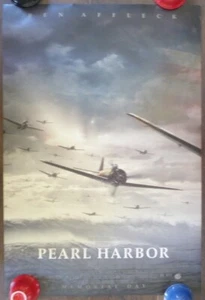 Póster vintage de Pearl Harbor, 27" x 40" Ben Affleck - Imagen 1 de 3