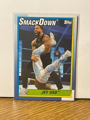 2021 Topps Heritage WWE SmackDown - #60 JEY USO - Image 1 of 2