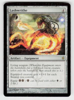 New Phyrexia #143 Lashwrithe - Image 1 of 2