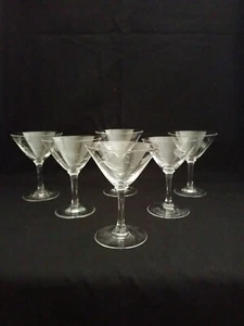 Vtg. Noritake Sasaki Crystal, Sherry/Sherbet/Liquor Cocktail Glasses, Set of 6 - Picture 1 of 6