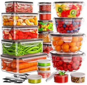 20 pack Airtight Food Storage Containers – Leakproof, Reusable & Microwave Safe - Picture 1 of 7