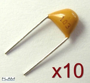 10x 50V 0.01uF 10nF Type 103 Monolithic Ceramic Capacitor Ceramic Capacitor - Picture 1 of 3