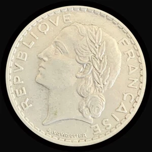 1947 FRANCE 5 FRANCS 1947 Aluminium Low Mintage - Picture 1 of 10