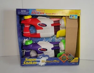 Two Pack 2009 Nerf Style Super Soakertag Helix Water Guns - Picture 1 of 9