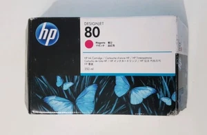 Original hp 80 magenta tintenpatronen hp C4847A hp designjet 1050 1055 350ml - Bild 1 von 3
