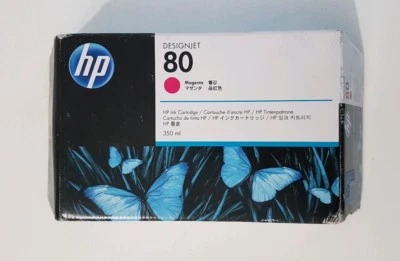 Original hp 80 magenta tintenpatronen hp C4847A hp designjet 1050 1055 350ml - Bild 1 von 3