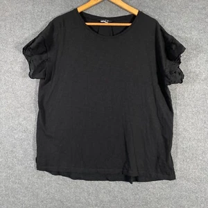 Marco Polo Top Womens 2XL XXL Black Shirt Relaxed Fit Evening Office Formal - Picture 1 of 10