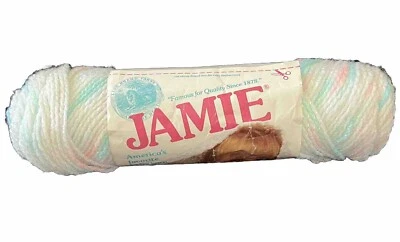 Hilo vintage marca León Jamie Baby Pompadour impresión menta #246, 1,5 oz. Foto 1 de 4