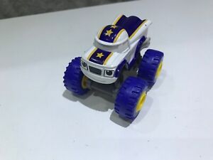 Blaze & The Monster Machines ROBOT RIDER DARINGTON RARE BLUE wheel Race Cars