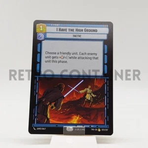 SWU STAR WARS UNLIMITED TWI 072/257 R I Have the High Ground - Picture 1 of 1