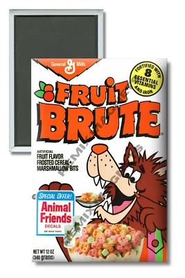 General Mills Fruit Brute Cereal 1979 2" x 3" Refrigerator Magnet - Изображение 1 из 3