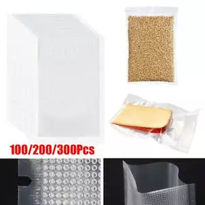 100/200/300 Stck. Vakuumversiegelungsbeutel Lebensmittelsparer Aufbewahrungspaket 3*4,7 Zoll USA - Bild 1 von 12