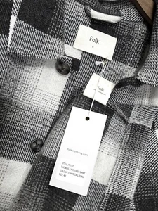 ⭐ Mens Folk Clothing worker chore jacket shacket oi polloi overshirt Shirt L - Picture 1 of 12