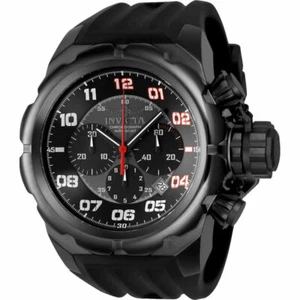 Invicta 22419 Russian Diver 52mm Quartz Chronograph All Black Mens Watch - Picture 1 of 6