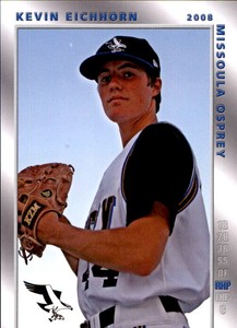 2008 Missoula Osprey Grandstand #8 Kevin Eichhorn Aptos High School California 