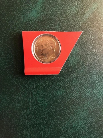 2010 p+d SATIN FINISH ROOSEVELT DIMES IN SEALED MINT PLASTIC NICE L@@K Cover