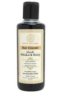 Khadi Herbal Ayurvedic Shikakai Honey Hair Cleanser SLS and Paraben Free, 210ml - Picture 1 of 1