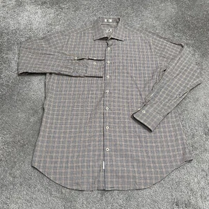 Camisa Peter Millar Abotonada Para Hombre Grande Multicolor A Cuadros 100% Algodón Informal - Imagen 1 de 10