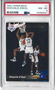 1992 Upper Deck #1 Shaquille O'Neal RC PSA 8 - Picture 1 of 2